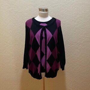 Grace Dane Lewis cardigan sweater set 1X